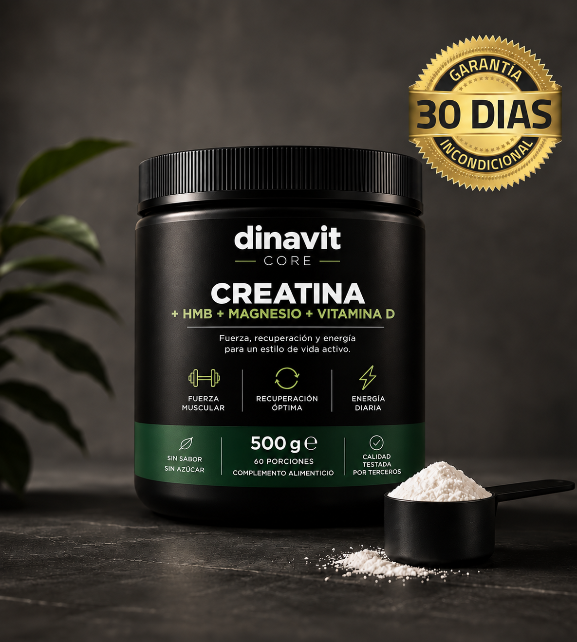 Dinavit CORE con garantía incondicional de 30 días
